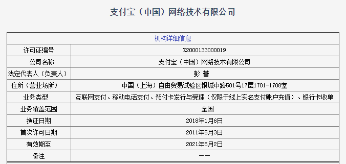 支付寶法人變更？螞蟻晶服表示該公司非支付寶