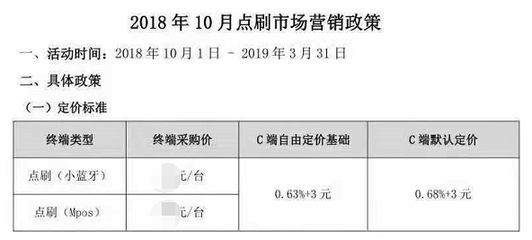 確定！開店寶旗下點刷刷卡手續(xù)費全面上調(diào)